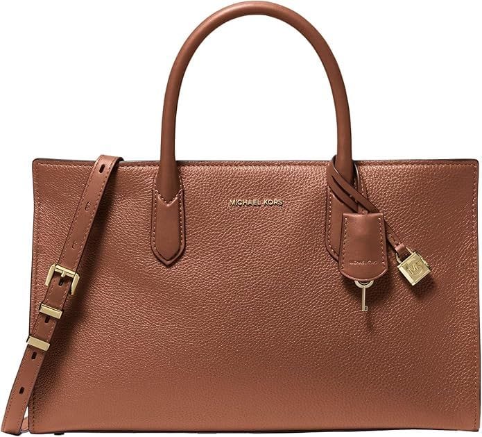 Michael Kors Damen Md Ew Satchel Bag Farbe: Luggage